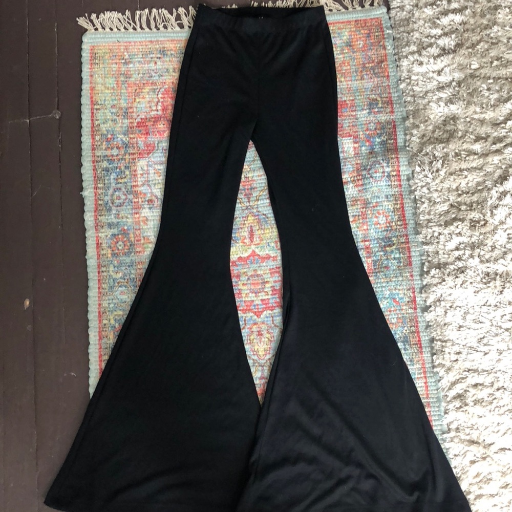 Black bell bottoms